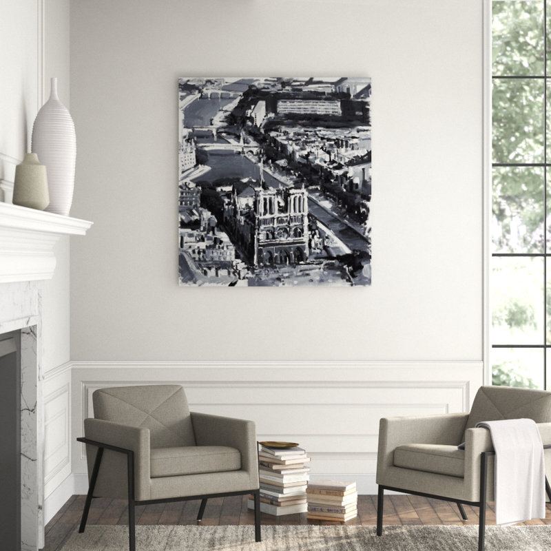 Paris Print by Paul Ngo, Glass Coat, 26" H x 24" W
