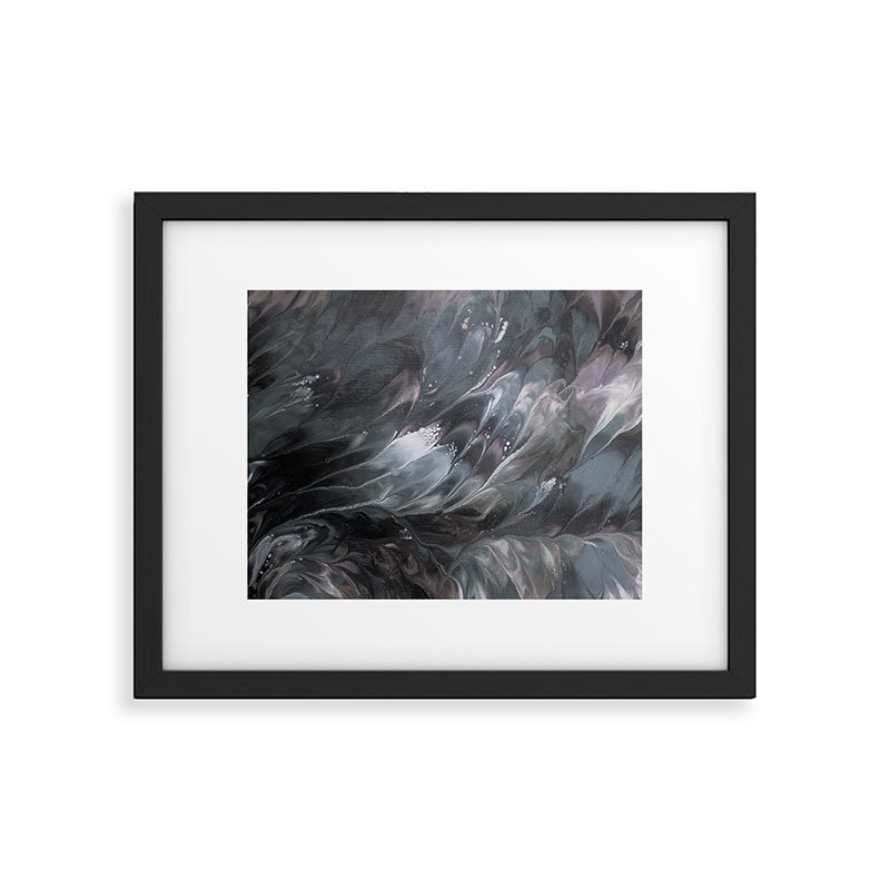 " Wisps ", Black Framed, 24" H x 36" W