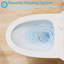 Toilette allongée une pièce à jupe de siphon 1,6 Gpf (siège inclus)