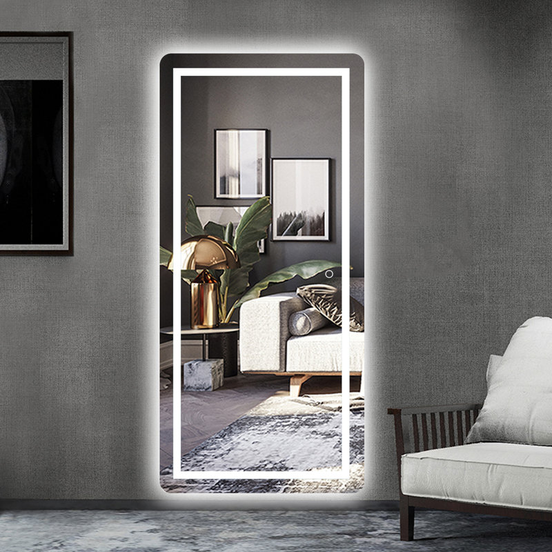 Miroir mural DEL, 47 po x 22 po