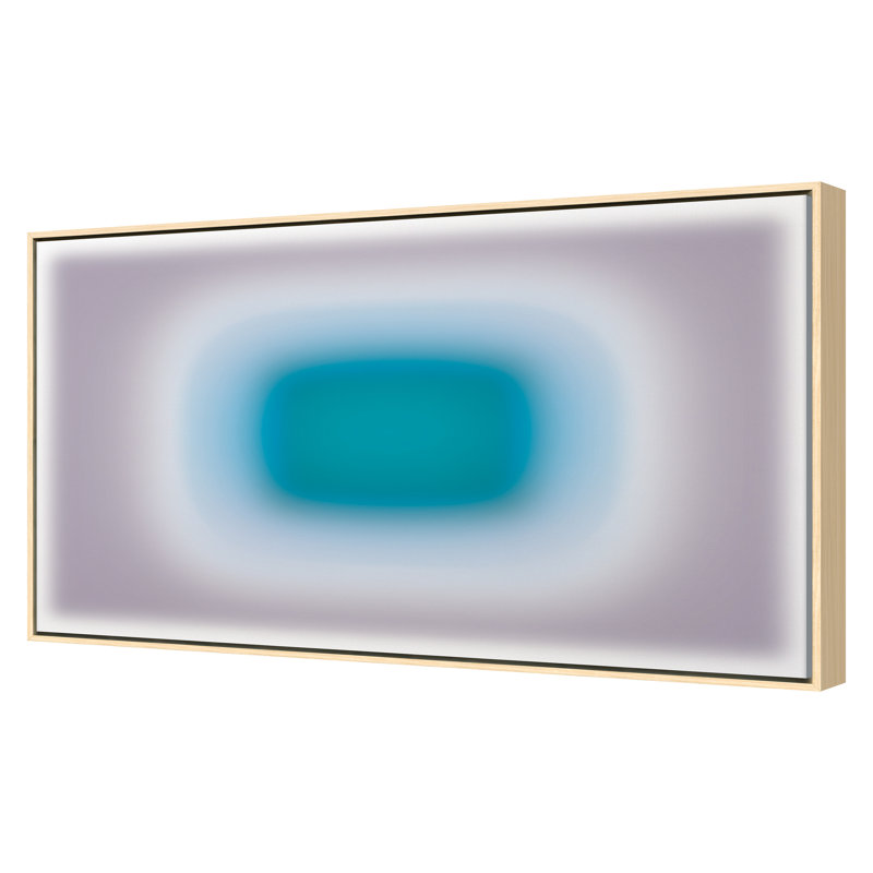 Blur Continuum 2 Print by Renee Stramel, Maple, 24" H x 40" W x 1.88" D