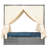 U_STYLE Adjustable Outdoor Sun Lounger with Canopy, Multi-Position Recline & Removable Cushion – Patio, Garden & Poolside Lounge Chair in 3 Colors-1751632939
