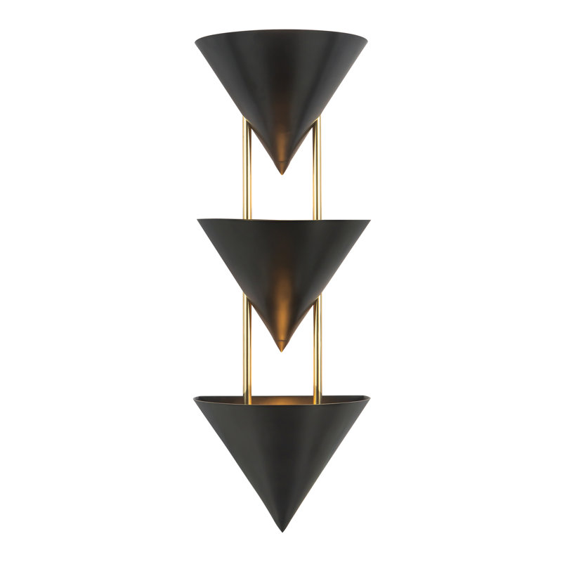 Versus 28-in Brass Wall Sconce, Oil Rubbed Bronze