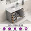 Meuble-lavabo autoportant 48 po avec comptoir en marbre 48 po-711614428