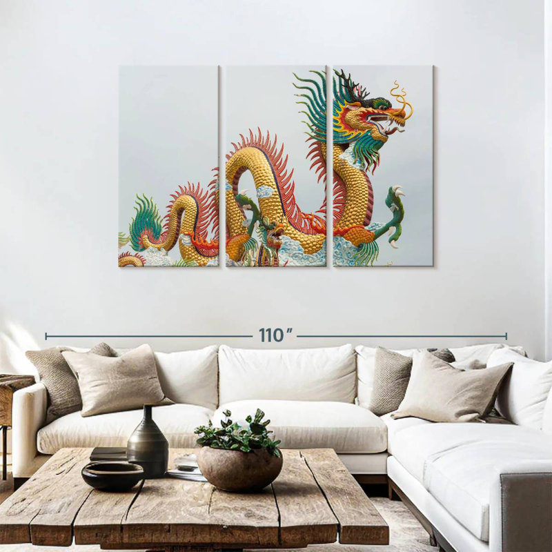 Kelan Korean Dragon, 48" H x 74" W