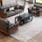 Italian style simple business reception sofa set