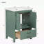 Meuble-lavabo élégant avec lavabo en céramique de qualité supérieure et capacité de rangement abondante