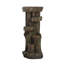 11X13.4X31.5" Rustic Decorative Tree Trunk 5 Tier Water Fountain