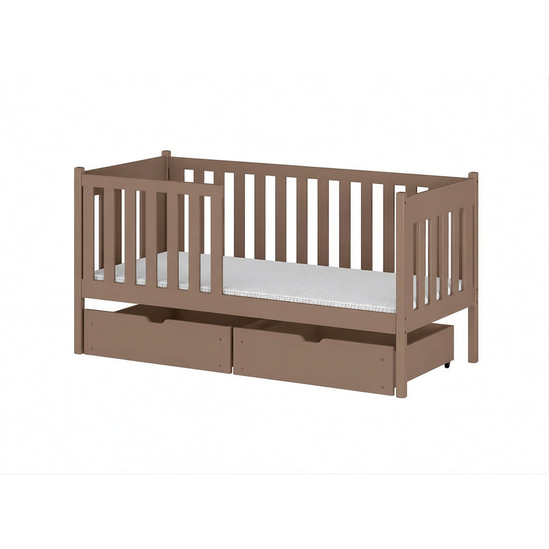 Blahoslav Single (3') Solid Wood Drawers Bed Frame