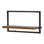 Tablette murale en bois récupéré et métal Harrow