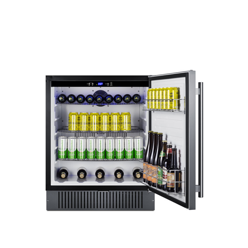 Summit 27-Inch Stainless Steel Undercounter Compact Refrigerator