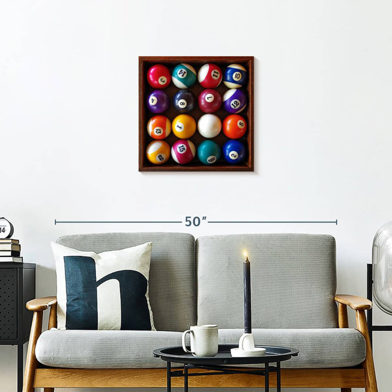 Ensemble de boules de billard Senne, H 20 po x l 20 po