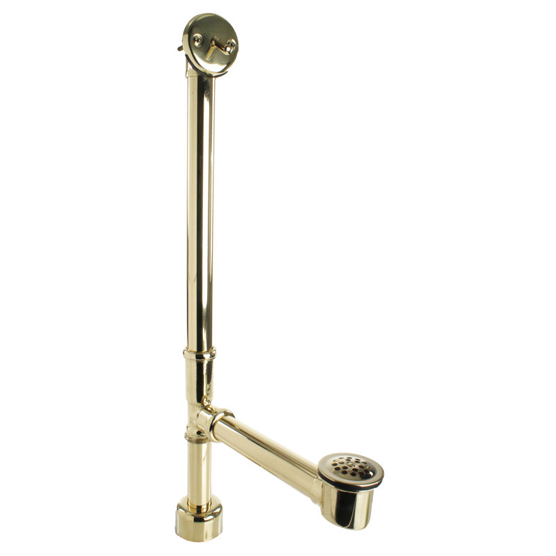 3'' W Leg Yes, Polished Brass