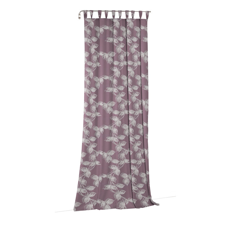 Aston Room Darkening Window Scarf Single Panel, 500cm Width x 135cm Drop, Lilac