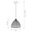 Luminaire suspendu 1 lumière Hampstead-1873886301
