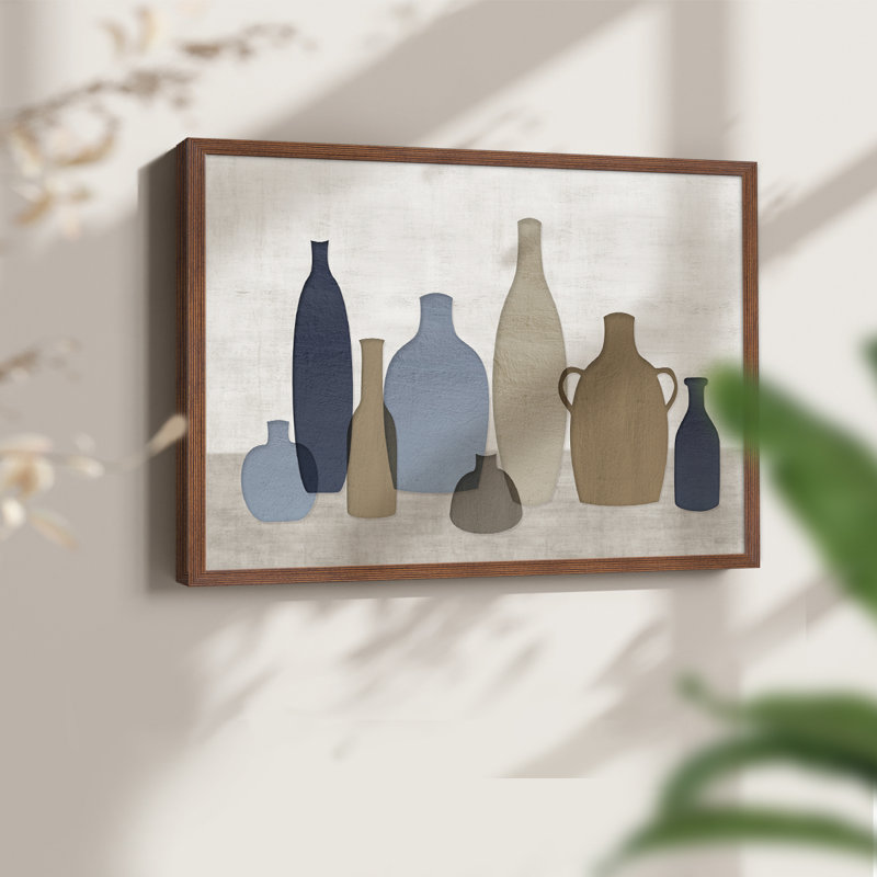Modern Vessels -Framed Print - Restickable