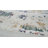 Abstract Ivory/Blue/Gray High-Low Area Rug-608706960