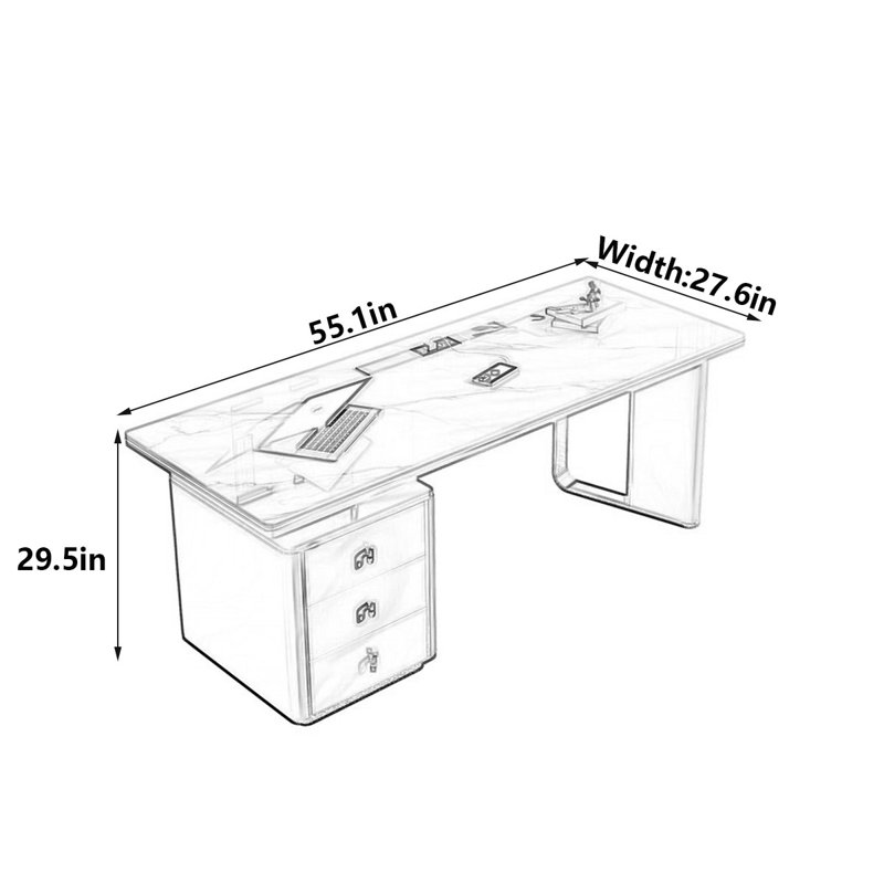 Hsieh, 29.5" H x 55.1" W x 27.6" D
