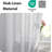 Linen Door Curtains, Dual Rod Pocket Semi Sheer Sidelight French Door Curtains for Kitchen Glass with Tieback for Privacy Protection, 1 Panel-1857717204-1857717210
