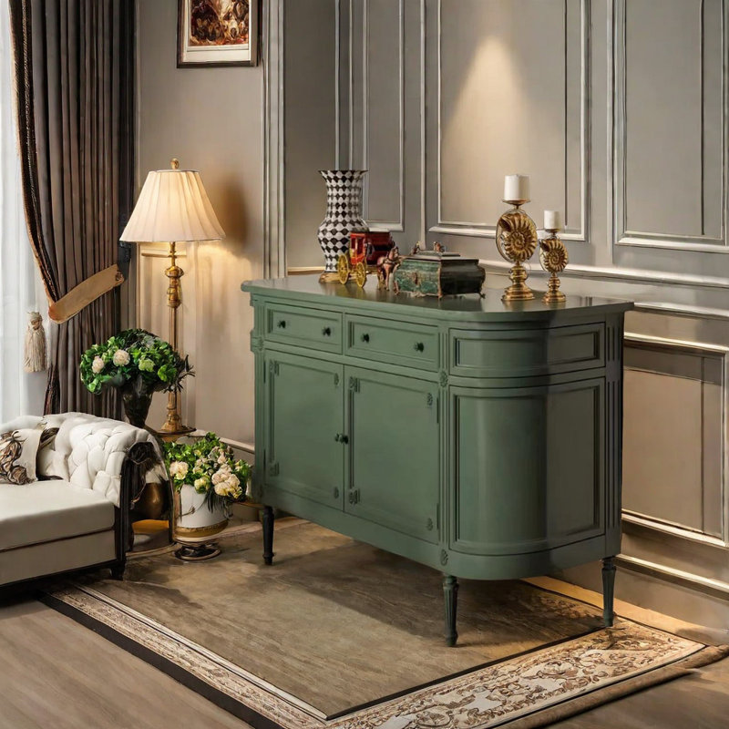 Buffet léger de luxe classique, Vert