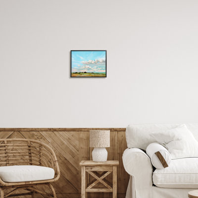 Stupell Industries Cloudy Landscape Painting Canvas Wall Art Design by Rebecca Fox