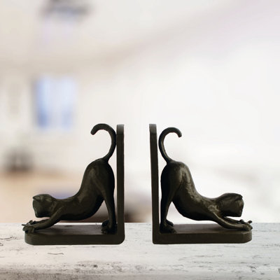 CAT Iron Book Ends 13cm