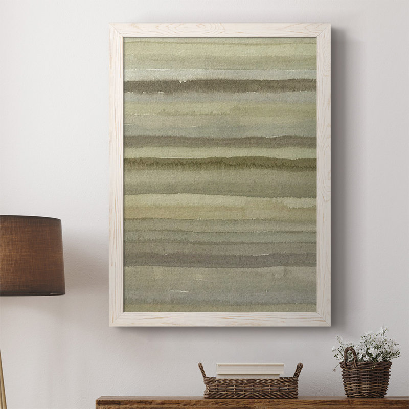 «Lines in Neutral II», reproduction d'un seul cadre photo sur toile, Blanc, H 43,5 po x l 31,5 po x P 1 po