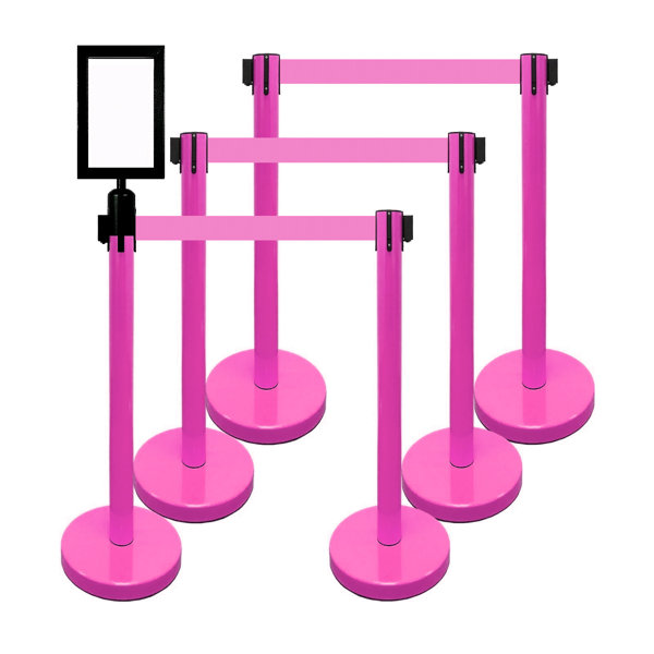 VIP Crowd Control Barrière murale magnétique rétractable L 120 po (ne pas  entrer) - Wayfair Canada