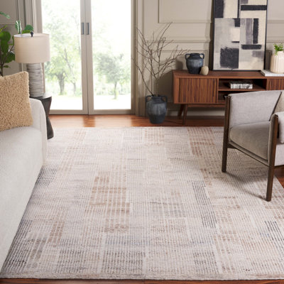 Micala Hand Knotted Wool Abstract Rug