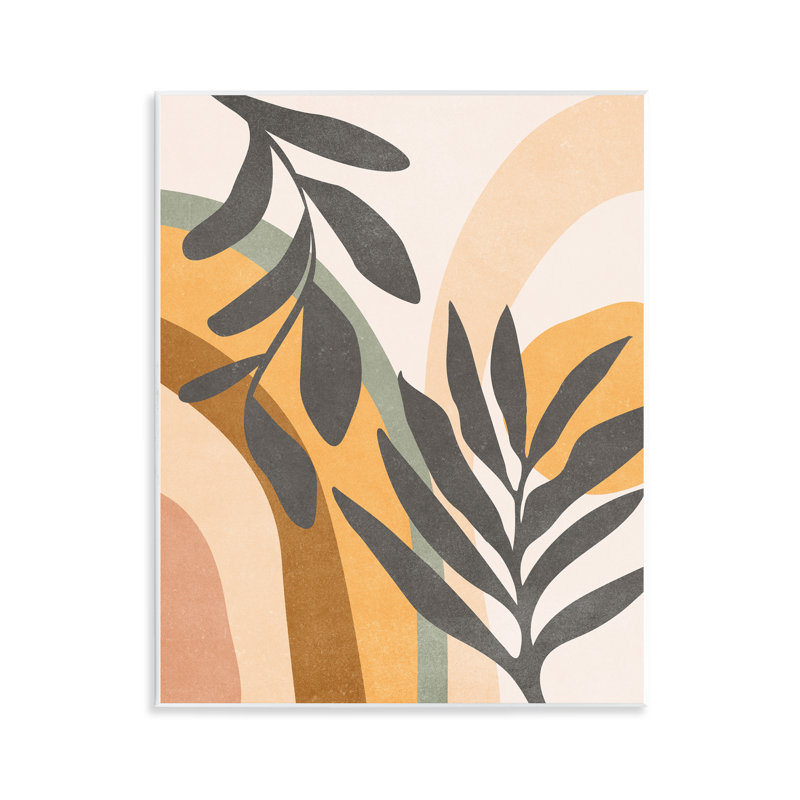 Art mural rétro sur bois de sauge boho par Nataly White