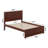  Jeinny Solid Wood Platform Bed with Matching Footboard-93820000-93820002