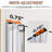 BFH 33"W*72"H Bifold Frameless Shower Door,6mm Clear Tempered Glass, 180° Folding Hinge-107231837