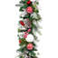 Guirlande de Noël artificielle 9 pi avec lumières - pays des merveilles givré