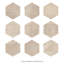 Argillos Hex 20-1/2 In. X 23-5/8 In. Porcelain Floor And Wall Tile-1612886916