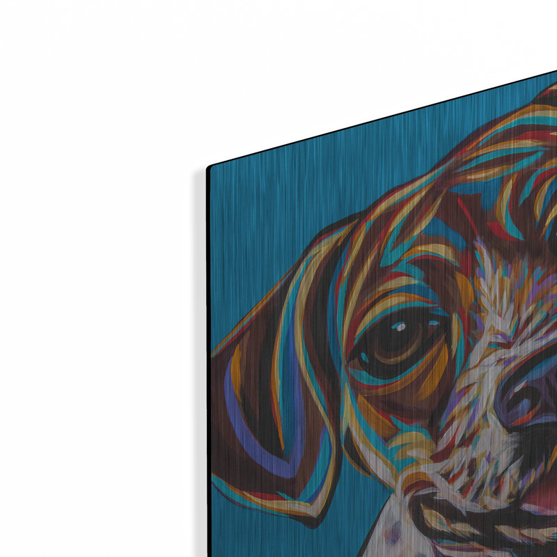 «Dog Besties 1» par Carolee Vitaletti, H 12 po x l 12 po