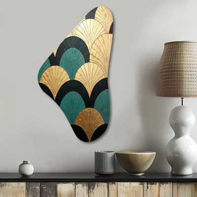 Derby - Abstract Shapes Boomerang Shape Asymmetric Metal Wall Art