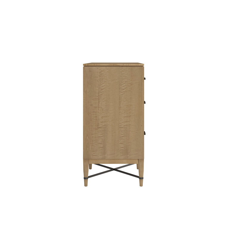 Loft 6 - Drawer Solid Wood Dresser, Brown