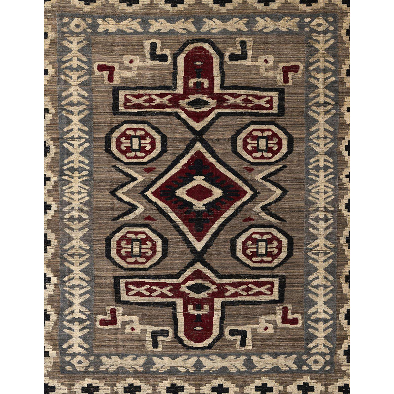 Abstract Indoor Rug, Rectangle 2' x 4'