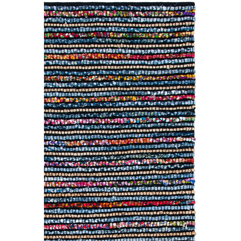 Doleman Hand Woven Cotton/Jute Rug in Natural, Rectangle 3' x 5'
