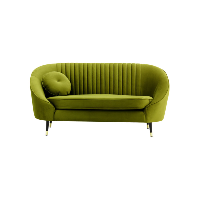 Shyann 2 Seater Sofa, Olive Green