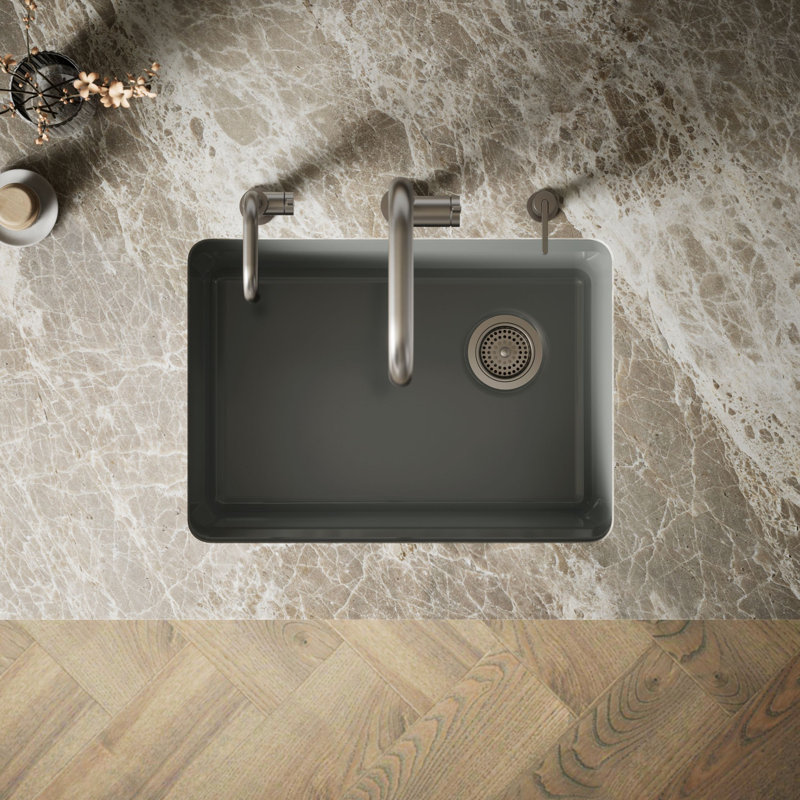 Riverby® 27"L x 22"W Kitchen Sink, Thunder Gray
