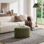 Pouf de rangement asymétrique Anease 65,5 cm (25,8 po) de largeur, capitonné, en forme de galet-2043600865