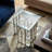 Roddy Glass Top End Table