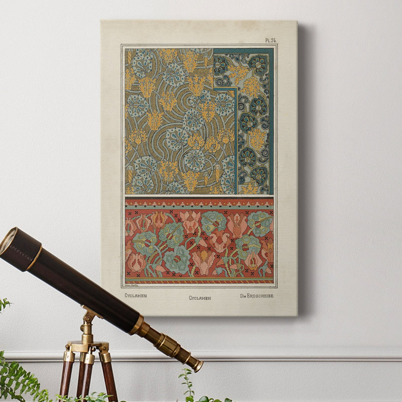 Nouveau Decorative I - Impression sur toile tendue, H 12 po x l 8 po x P 1 po
