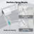 Modern Smart Toilet with Bidet, Foam Shield, 4-Season Temperature, Built-in Tank & Pump for Powerful Flush, Heated Seat, Warm Wash/Dryer, Slow Close