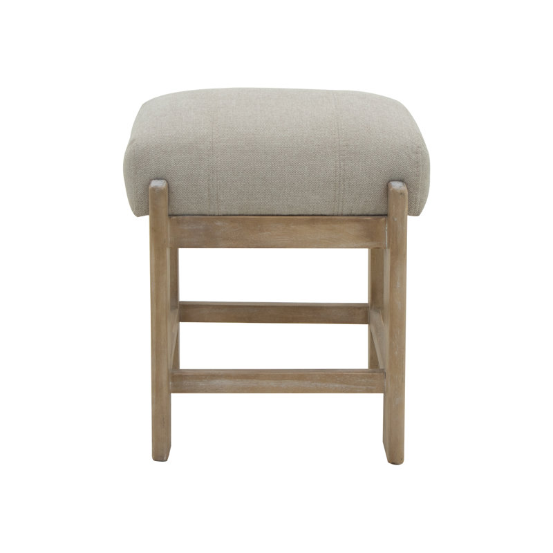 Tabouret 24 po avec cadre en bois blanc Balam