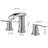 8 In. Waterfall Widespread 2-Handle Bathroom Faucet With Pop-Up Drain Assembly In Spot Resist-109023936
