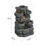 Pudalov Outdoor Weather Resistant Cascade Fountain