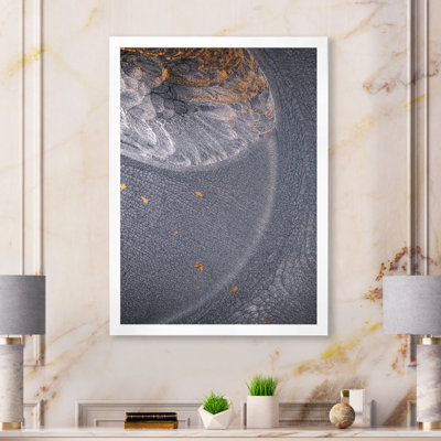 Dramatique gris fluide monochrome Art II - décoration murale moderne sur toile