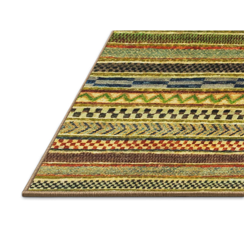 Abstract Indoor Rug, Rectangle 7' x 9'